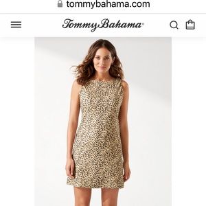 Tommy Bahama Darcy Lagoon Leopard Dress Size XL, NWT